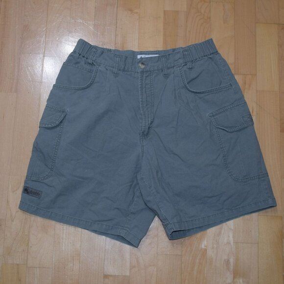 COLUMBIA Men's Sz 34 COMFORT STRETCH WAIST Cargo Shorts - Picture 1 of 6